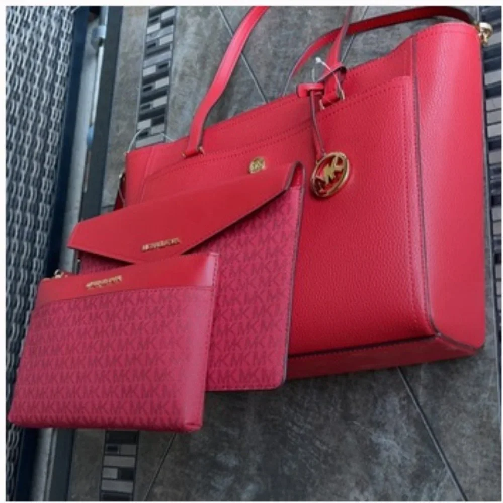 Michael Kors Maisie Large 3in1 Tote Bag Leather - Picture 10 of 16